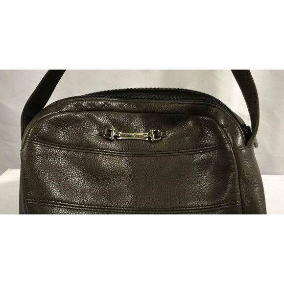 Vintage Leather Etienne Aigner Small Crossbody Purse Chocolate Brown - Picture 3 of 12